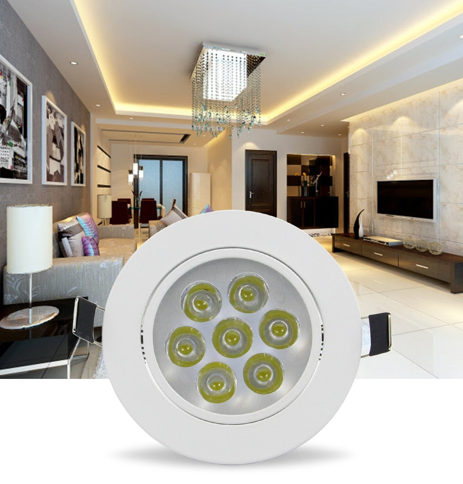 LED Downlight Dimmable Spot Light 3W 4W 5W 7W Warm White Ceiling Rendering Lamp For Warm Atmosphere Indoor Decoration LED Light