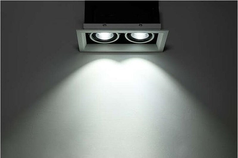 Downlights LED COB Ceiling 10W 20W 30W Surface Mounted dimmable LED Lamps Spot Light square Rotation LED Downlights AC85-265V