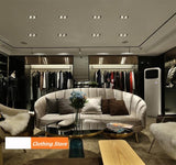 Downlights LED COB Ceiling 10W 20W 30W Surface Mounted dimmable LED Lamps Spot Light square Rotation LED Downlights AC85-265V