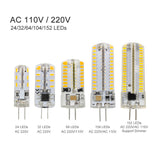 G4 LED Bulb Lamp SMD 3014 DC 12V AC 220V White/Warm White Light replace 10W 20W 30W Halogen Spotlight Chandelier
