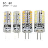 G4 LED Bulb Lamp SMD 3014 DC 12V AC 220V White/Warm White Light replace 10W 20W 30W Halogen Spotlight Chandelier