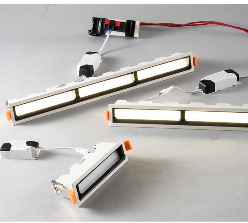 Round Light Anti Glare Recessed Downlight 7W 9W 12W 15W Round LED Ceiling Spot Lamp AC220V Luminaire TV Background Home Room