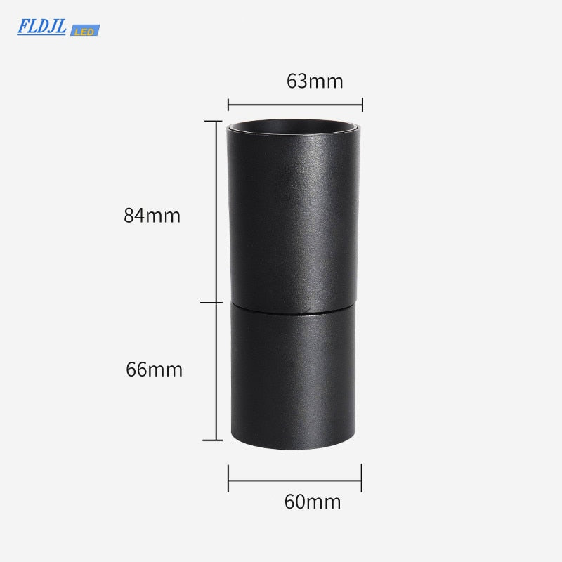 Dimmable Rotating LED Downlights 10W 15W 20W Surface Mounted adjustment COB LED Ceiling Spot Lights AC110-220V LED Ceiling Lamp