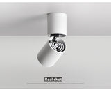 Dimmable Rotating LED Downlights 10W 15W 20W Surface Mounted adjustment COB LED Ceiling Spot Lights AC110-220V LED Ceiling Lamp