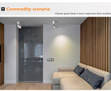 Dimmable Rotating LED Downlights 10W 15W 20W Surface Mounted adjustment COB LED Ceiling Spot Lights AC110-220V LED Ceiling Lamp