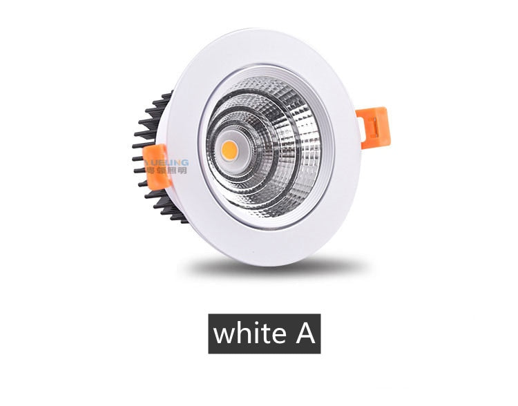 Super Brightness AC85-230V LED COB Dimmable Downlights 3W 5W 7W 9W 12W 15W LED Ceiling Lamp Spot Light