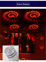 Modern LED Ceiling Light 3W RGB Wall Sconce for Art Gallery Decoration Front Balcony Lamp Porch Light Corridors Light Fixture