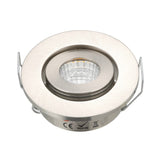 Small Recessed LED Downlights Mini Adjustable 3W COB Direction Cabinet led lighting fixtures Hole Size 40-45mm