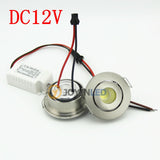 Small Recessed LED Downlights Mini Adjustable 3W COB Direction Cabinet led lighting fixtures Hole Size 40-45mm
