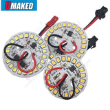 LED Downlight 3W 5W 7W 9W 12W 15W AC 220v led pcb smd2835 smart IC driver with 20cm wire for bulb light, driverless led bead for downlight