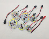 LED Downlight 3W 5W 7W 9W 12W 15W AC 220v led pcb smd2835 smart IC driver with 20cm wire for bulb light, driverless led bead for downlight