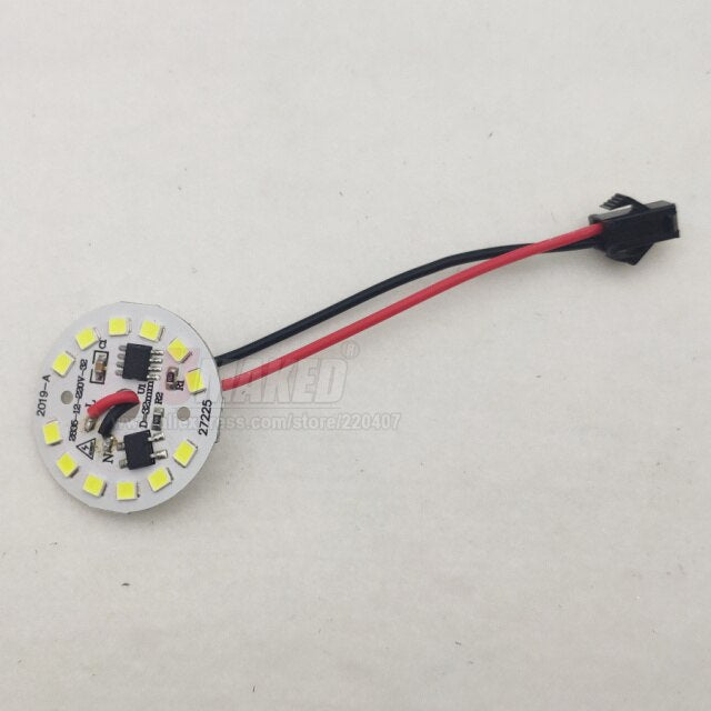 LED Downlight 3W 5W 7W 9W 12W 15W AC 220v led pcb smd2835 smart IC driver with 20cm wire for bulb light, driverless led bead for downlight