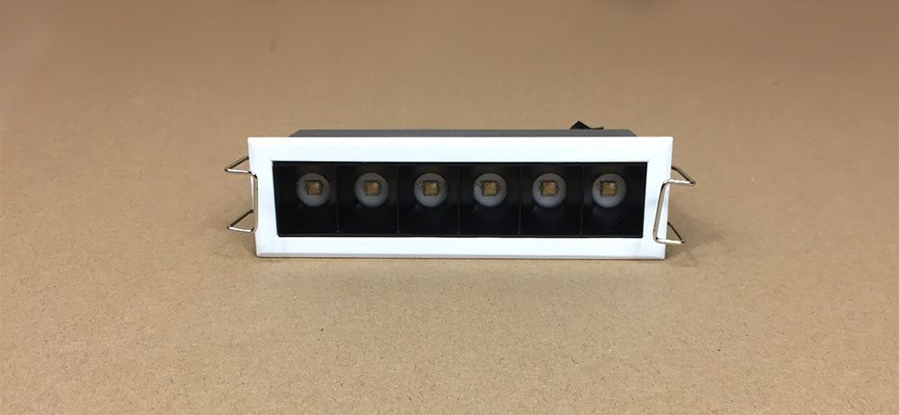 2020 New Linear Mini LED Downlight Square Small Embedded Delicate Lamp 90Ra 3W 5W 7W 9W 12W 17W for No Main Lighting Solution