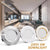 LED 220V 5W Downlight Ultra-thin Recessed Ceiling Light Tricolor Lights Frosted Lens FOR Indoor Lighting