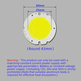 LED Source Chip Light Spotlight Downlight Lamps COB Light Bulb beads integrated surface chip board 12W 15W 20W 30W 40W 50W