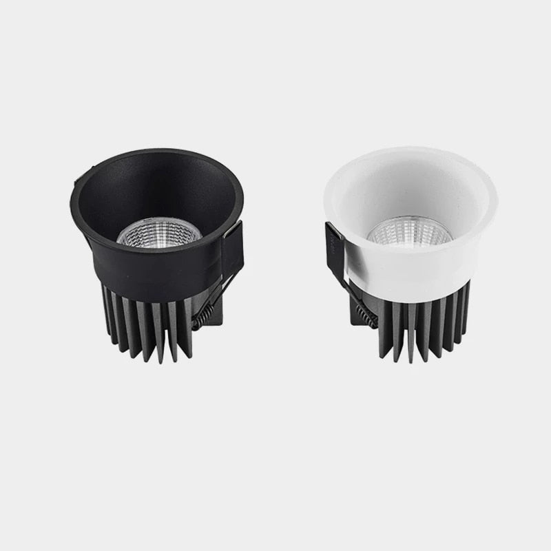 Dimmable COB Downlights Indoor Lighting Lamps Recessed 15w 220v Ceiling Led Spot Lights Lamp Lights Bedroom Living Room Hotel