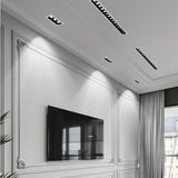 Square Recessed LED Downlights 6W 10W 20W 30W COB Ceiling Spot Lights AC220V LED Strip Indoor Lighting Lamps TV Background Room