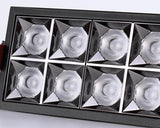 Square Recessed LED Downlights 6W 10W 20W 30W COB Ceiling Spot Lights AC220V LED Strip Indoor Lighting Lamps TV Background Room