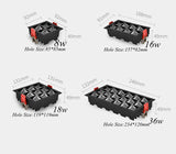 Square Recessed LED Downlights 6W 10W 20W 30W COB Ceiling Spot Lights AC220V LED Strip Indoor Lighting Lamps TV Background Room