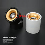 Dimmable 10W 15W 20W Surface Mounted LED Downlight Tracklight COB LED Recessed Ceiling Lamps Track Spotlight 110V 220V