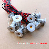 Square IP65 Mini LED Downlight Outdoor Garden Bathroom Corridor 9pcs 1W Ceiling Spot Bulb Light Sauna Lighting CE