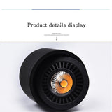 Dimmable Surface Mounted LED COB Downlight White/Black AC85-265V 360 Degree Rotating LED Spot Light 5W 7W 9W 15W Ceiling lamp