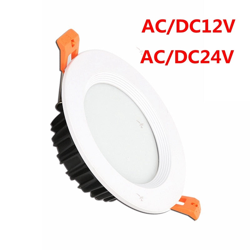 LED 12V 24V downlight 5w 7w 12w 18w 24w anti-fog and anti-glare recessed ceiling light