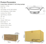Miboxer 6W 9W 12W 15W 18W 25W RGB+CCT LED Downlight Ceiling Spotlight FUT060 FUT061 FUT062 FUT063 FUT064 FUT065 FUT066 FUT068 Spotlight