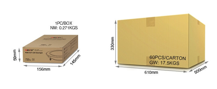 Miboxer 6W 9W 12W 15W 18W 25W RGB+CCT LED Downlight Ceiling Spotlight FUT060 FUT061 FUT062 FUT063 FUT064 FUT065 FUT066 FUT068 Spotlight