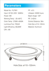 Miboxer 6W 9W 12W 15W 18W 25W RGB+CCT LED Downlight Ceiling Spotlight FUT060 FUT061 FUT062 FUT063 FUT064 FUT065 FUT066 FUT068 Spotlight