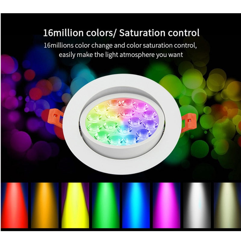 Miboxer 6W 9W 12W 15W 18W 25W RGB+CCT LED Downlight Ceiling Spotlight FUT060 FUT061 FUT062 FUT063 FUT064 FUT065 FUT066 FUT068 Spotlight
