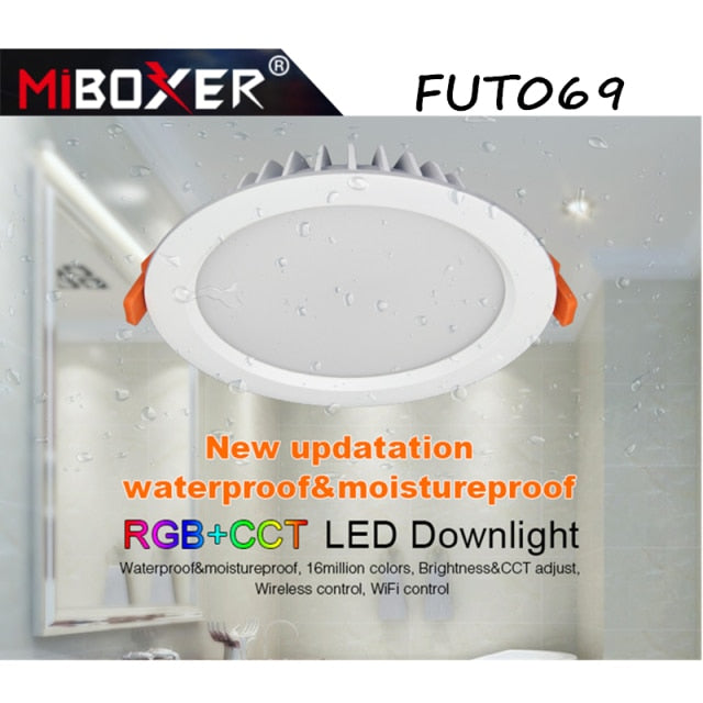 Miboxer 6W 9W 12W 15W 18W 25W RGB+CCT LED Downlight Ceiling Spotlight FUT060 FUT061 FUT062 FUT063 FUT064 FUT065 FUT066 FUT068 Spotlight