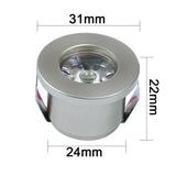 Recessed Mini Spotlight Lamp Ceiling Mounted LED Downlight Ceiling Light 1/3W Aluminum Material Light Color White/Warm white