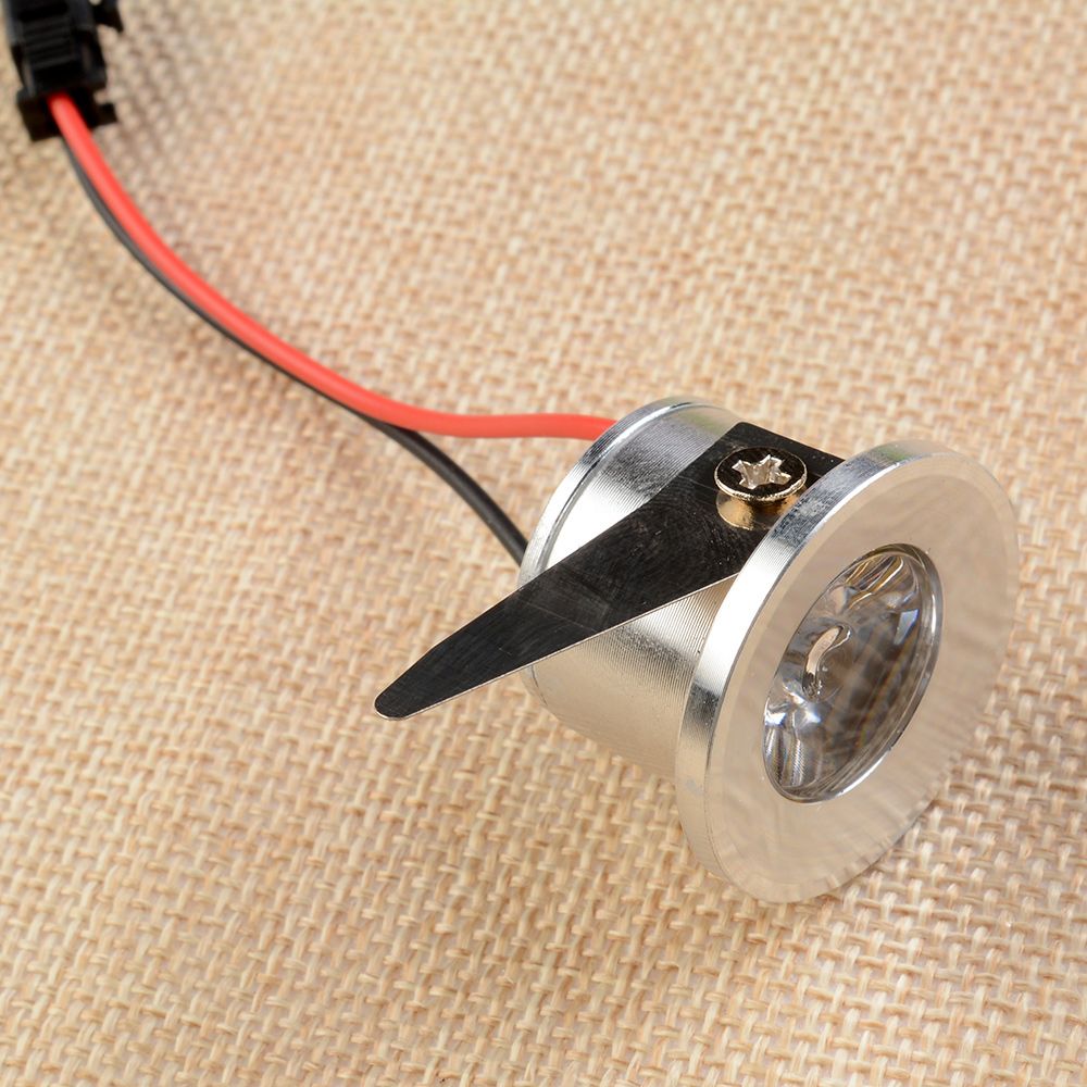 Recessed Mini Spotlight Lamp Ceiling Mounted LED Downlight Ceiling Light 1/3W Aluminum Material Light Color White/Warm white