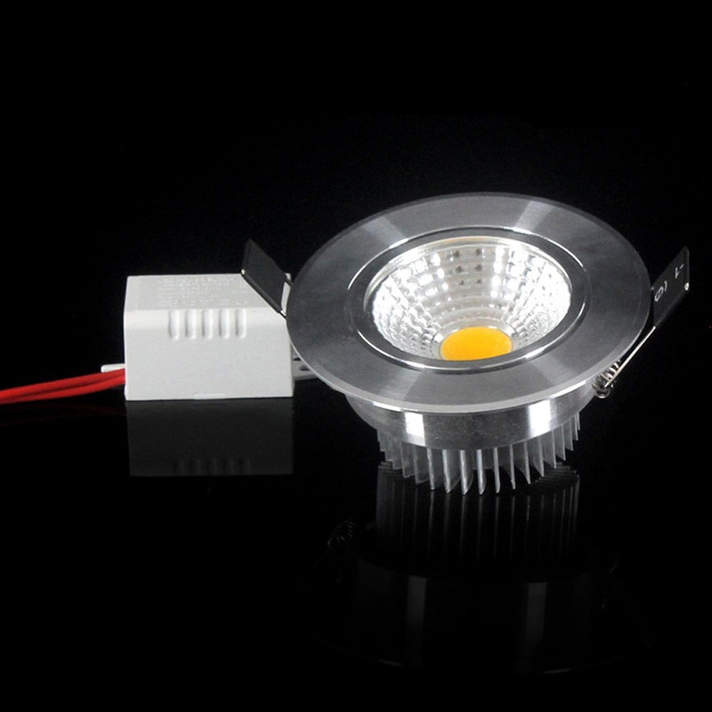 Brightness Dimmable Led Downlight COB 3W 5W 7W Ceiling light Spotlight AC110/220V Recessed Spot light Fixtures For Home