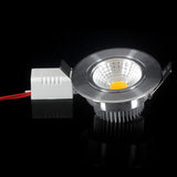 Brightness Dimmable Led Downlight COB 3W 5W 7W Ceiling light Spotlight AC110/220V Recessed Spot light Fixtures For Home