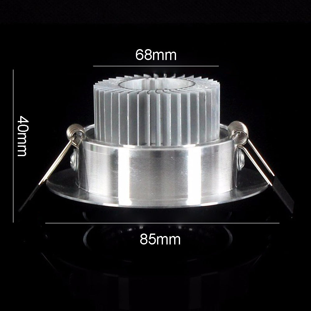 Brightness Dimmable Led Downlight COB 3W 5W 7W Ceiling light Spotlight AC110/220V Recessed Spot light Fixtures For Home