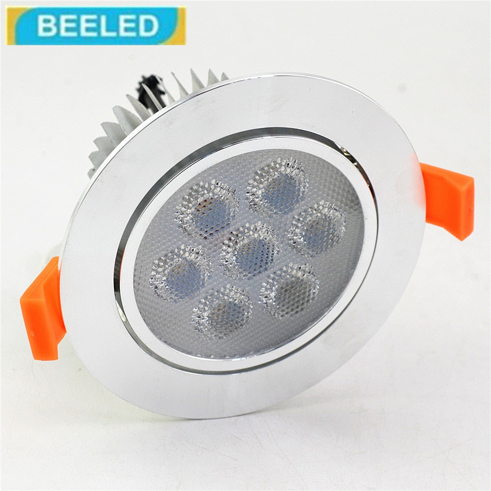 LED Downlights Recessed ceiling light LED Dimmbale 3W 5W 7W high power LED spotlight 220V dimmer LED lamps home decor aluminum