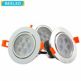 LED Downlights Recessed ceiling light LED Dimmbale 3W 5W 7W high power LED spotlight 220V dimmer LED lamps home decor aluminum
