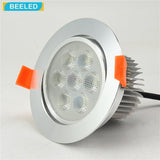 LED Downlights Recessed ceiling light LED Dimmbale 3W 5W 7W high power LED spotlight 220V dimmer LED lamps home decor aluminum