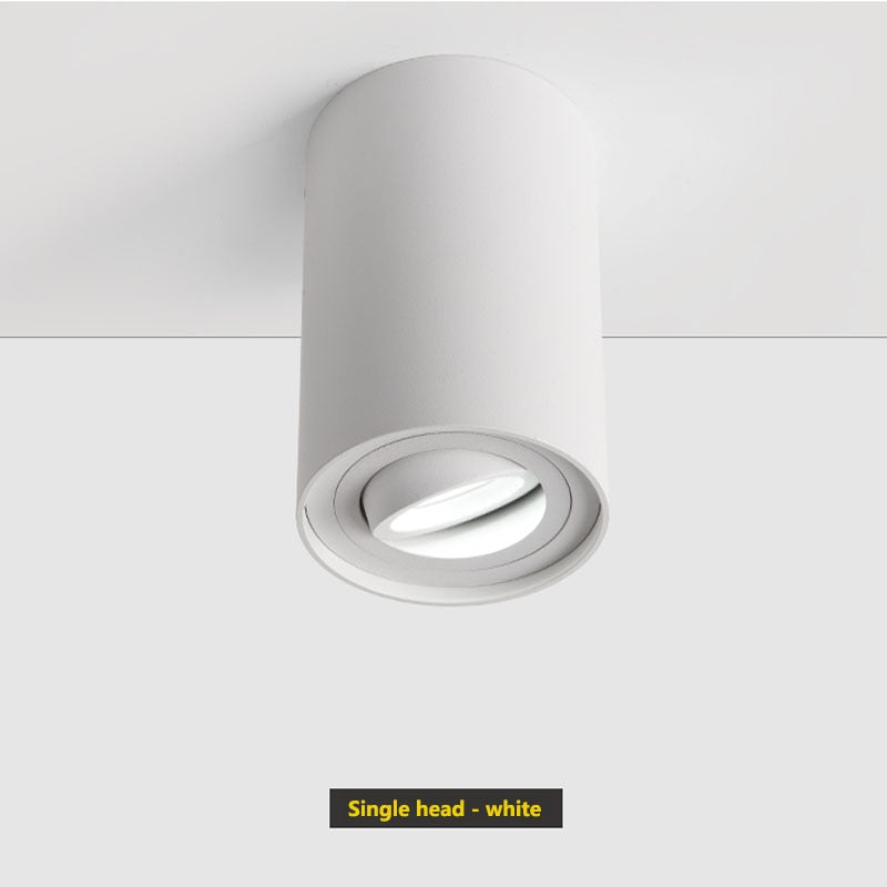 Dimmable Rotating 360° LED Downlights 10W 30W COB LED Ceiling Spot Lights GU10 Light Source LED Background Lamps Indoor Lighting