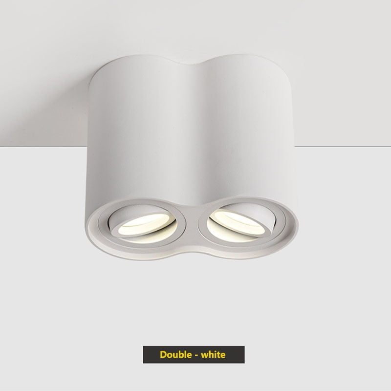 Dimmable Rotating 360° LED Downlights 10W 30W COB LED Ceiling Spot Lights GU10 Light Source LED Background Lamps Indoor Lighting