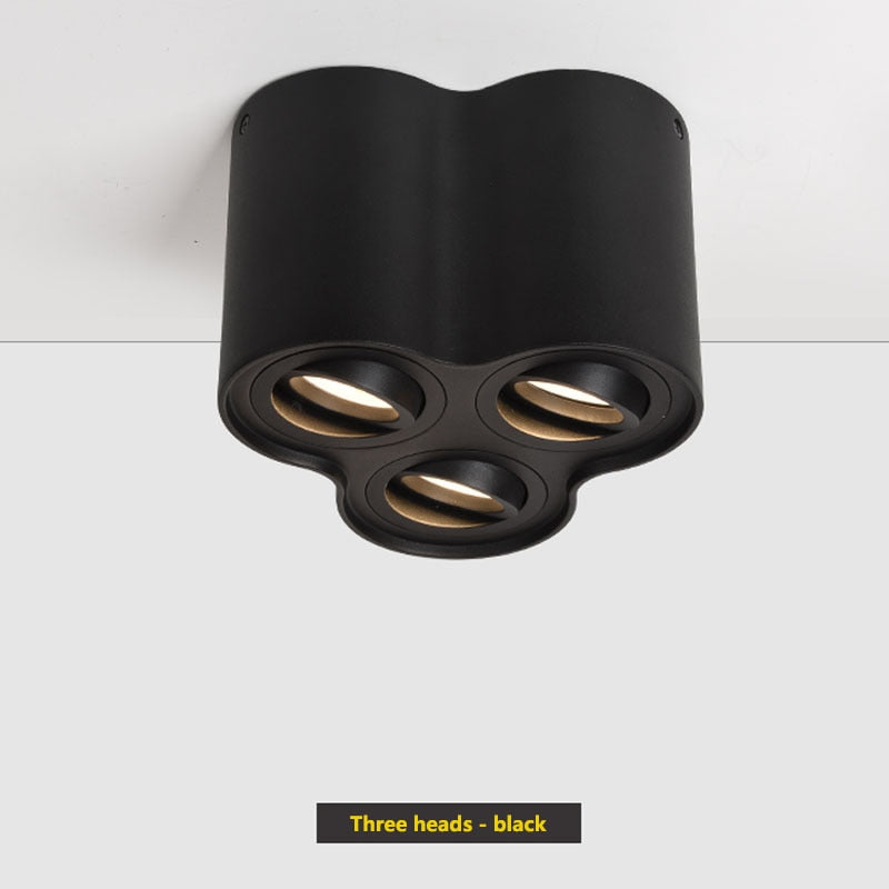 Dimmable Rotating 360° LED Downlights 10W 30W COB LED Ceiling Spot Lights GU10 Light Source LED Background Lamps Indoor Lighting