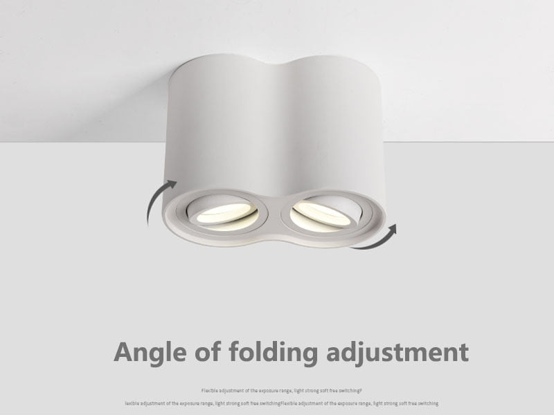 Dimmable Rotating 360° LED Downlights 10W 30W COB LED Ceiling Spot Lights GU10 Light Source LED Background Lamps Indoor Lighting