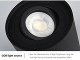 Dimmable Rotating 360° LED Downlights 10W 30W COB LED Ceiling Spot Lights GU10 Light Source LED Background Lamps Indoor Lighting