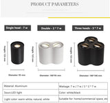 Dimmable Rotating 360° LED Downlights 10W 30W COB LED Ceiling Spot Lights GU10 Light Source LED Background Lamps Indoor Lighting