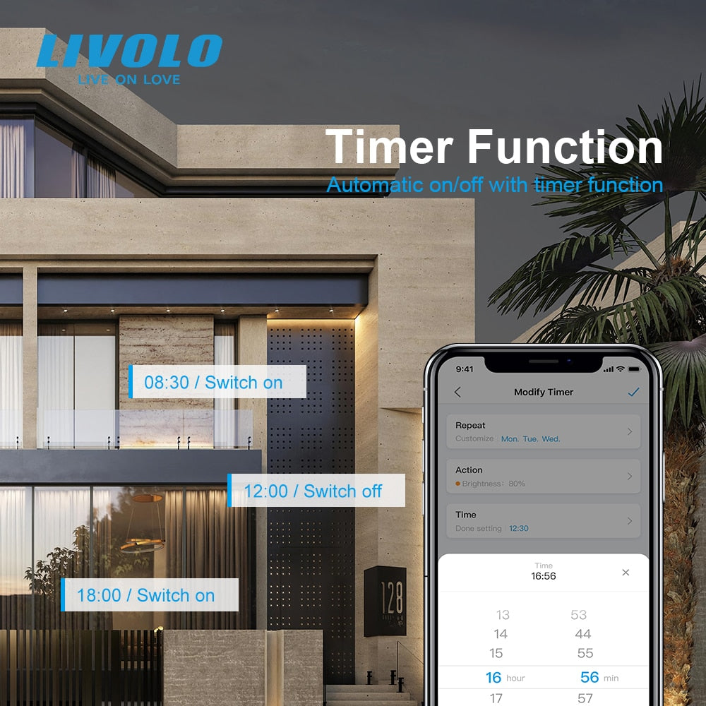 LIVOLO Wifi Smart LED Downlight Warm Bulb,RGB+CCT,Google Home/Alexa Control,Colorful Changeable,Dimmer Timer Function