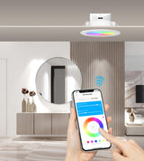 LIVOLO Wifi Smart LED Downlight Warm Bulb,RGB+CCT,Google Home/Alexa Control,Colorful Changeable,Dimmer Timer Function