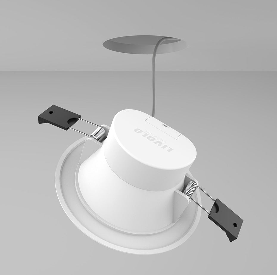 LIVOLO Wifi Smart LED Downlight Warm Bulb,RGB+CCT,Google Home/Alexa Control,Colorful Changeable,Dimmer Timer Function