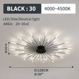 Fireworks led Chandelier For Living Room Bedroom Home chandelier Modern Led Ceiling Chandelier Lamp Lighting chandelier